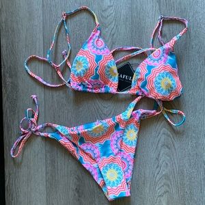 Zaful Bikini Set Size Small Boho